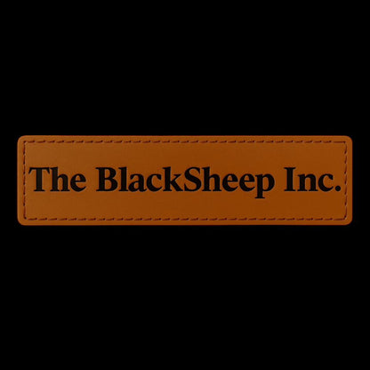 Basic Tee Leather Patch – Black