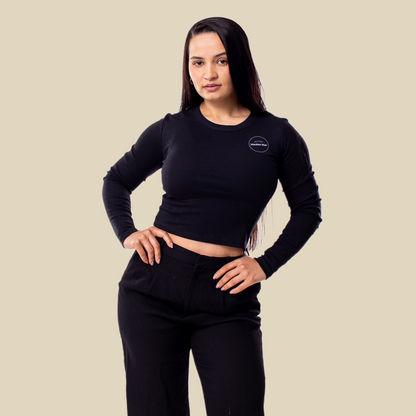 De France Avec Amour Tee – Women’s Long Sleeve Cropped