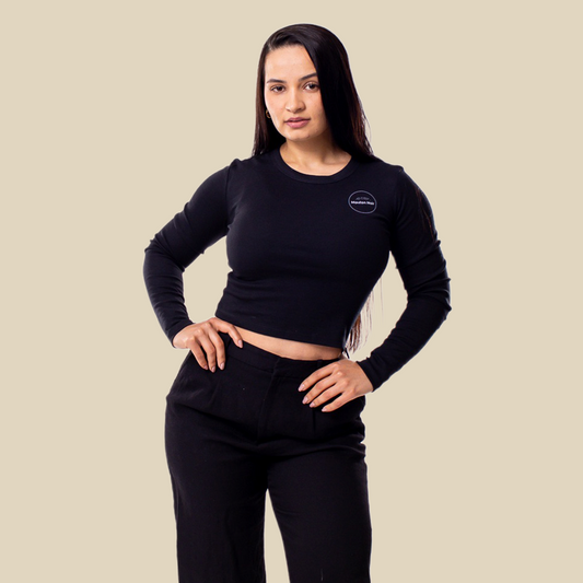 De France Avec Amour Tee – Women’s Long Sleeve Cropped
